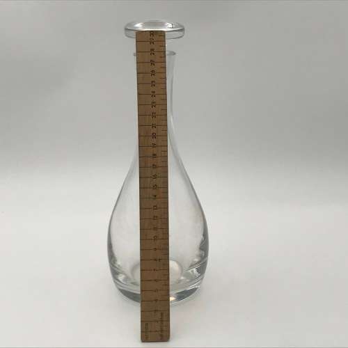 Vintage Crystal glass decanter with lid
