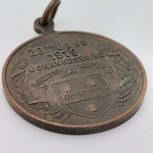1919 Johannesburg WW1 commemorative medallion
