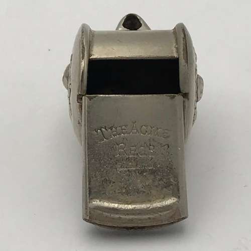 Pair of vintage whistles