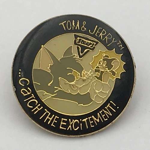 Lot of 7 Tom and Jerry pin badges issued by Steers