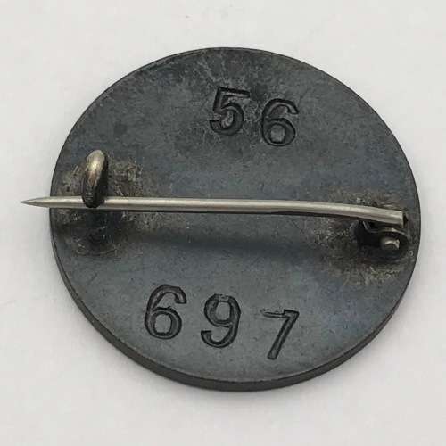 SAWAS - SA Womans Auxiliary Service badge #56/697