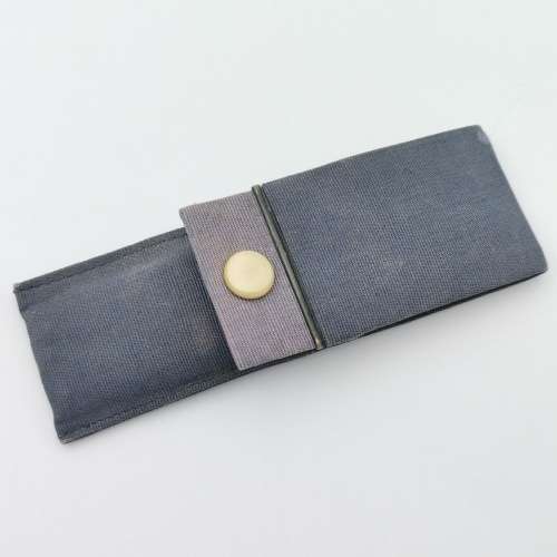 Vintage pocket clothing hanger in pouch