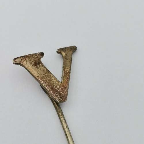 WW2 Sterling silver victory stick pin