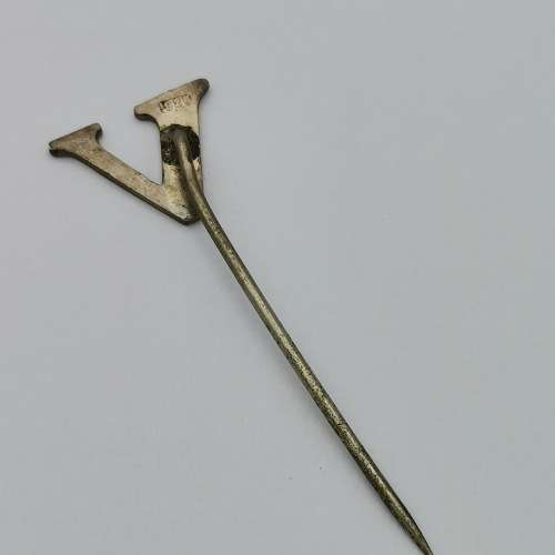 WW2 Sterling silver victory stick pin