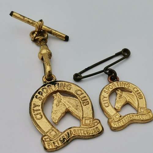 Pair of Pietermaritzburg city sporting club medallions