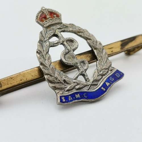 WW2 SA Medical corps sweetheart brooch