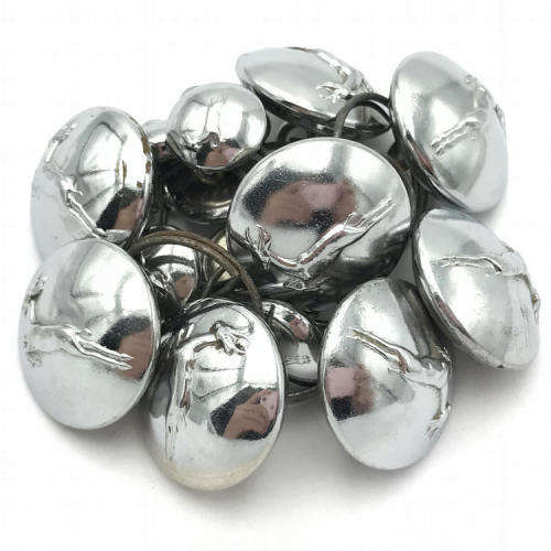 Lot of SADF chromed buttons