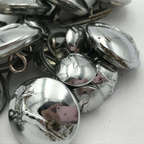 Lot of SADF chromed buttons
