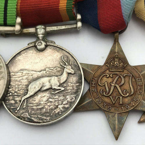 Set of 6 WW2 medals issued to C167886 W. Felix