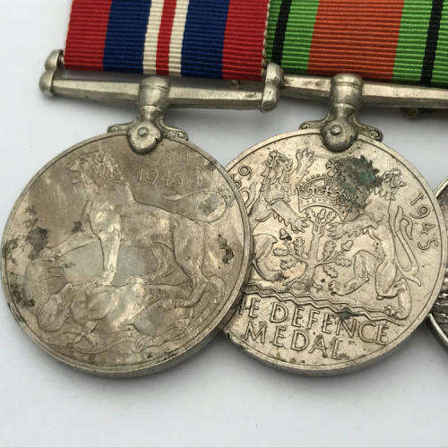 Set of 6 WW2 medals issued to C167886 W. Felix