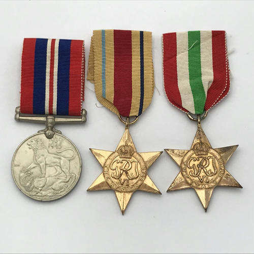 Set of 3 WW2 Medals issued to 116998 A.H. Neubert