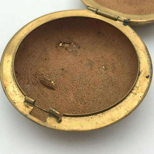 Vintage brass trinket box