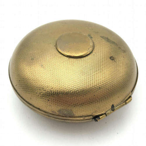 Vintage brass trinket box