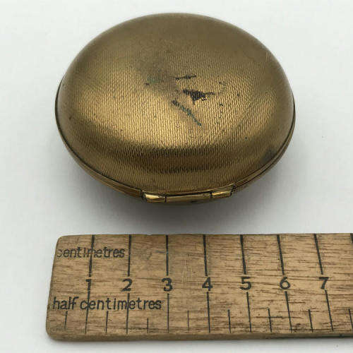 Vintage brass trinket box