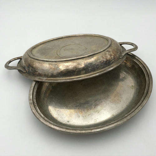 Vintage Silver Plated serving dish with lid
