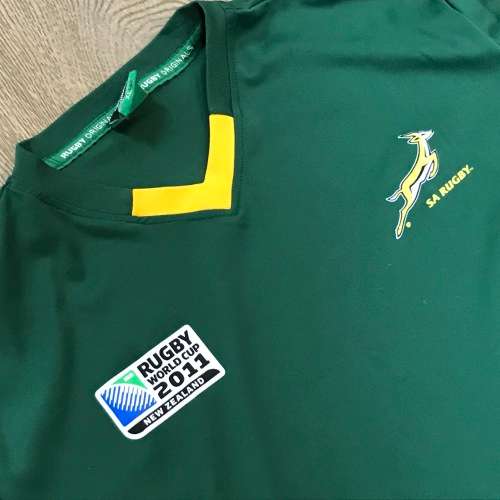 2011 Rugby World Cup SA Springbok rugby supporters shirt - size XL