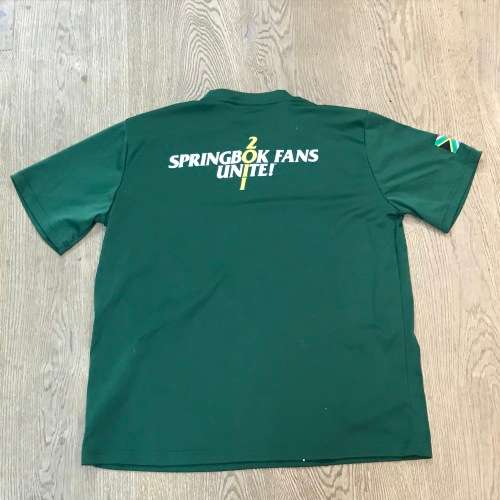 2011 Rugby World Cup SA Springbok rugby supporters shirt - size XL