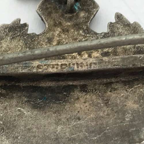 WW2 Royal Engineers Sterling Silver sweetheart brooch