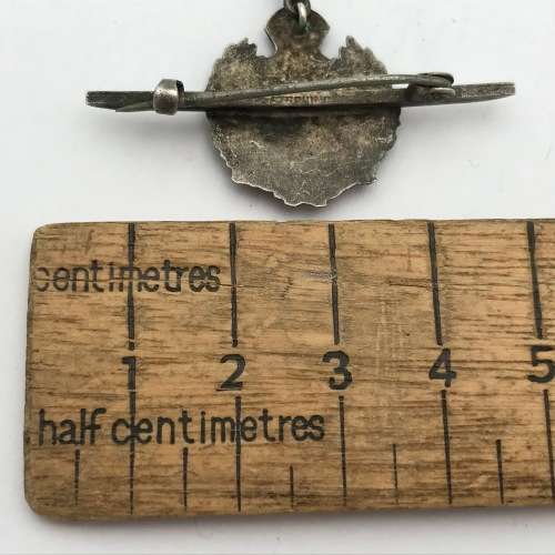 WW2 Royal Engineers Sterling Silver sweetheart brooch