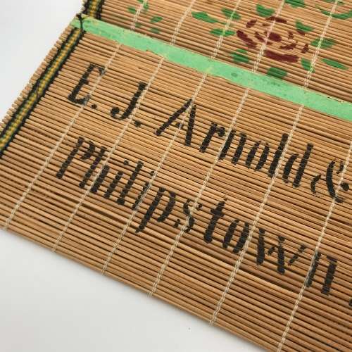 EJ Arnold and Co. Philipstown Northern Cape reed pouch