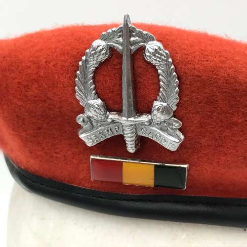 SA Corps of Military Police beret with badge and balkie - size 58