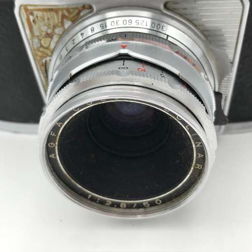 Vintage AGFA Ambiflex 35mm camera with Agfa color-solinar 1:2,8/50 lens - well used