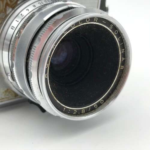 Vintage AGFA Ambiflex 35mm camera with Agfa color-solinar 1:2,8/50 lens - well used