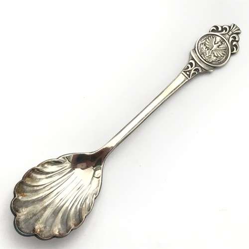 Origo per Cinerem silver plated sugar spoon