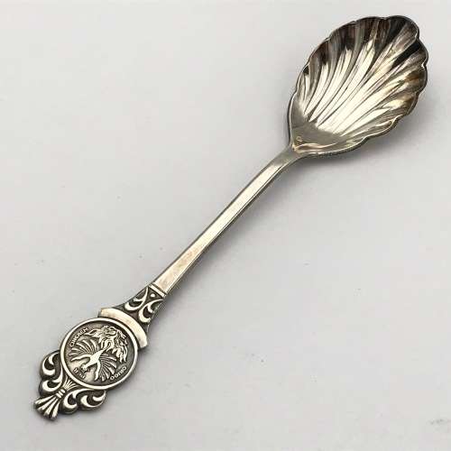 Origo per Cinerem silver plated sugar spoon