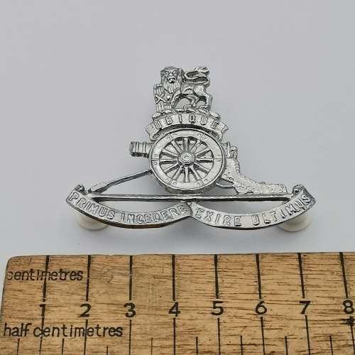 SA Field Artillery chromed cap badge