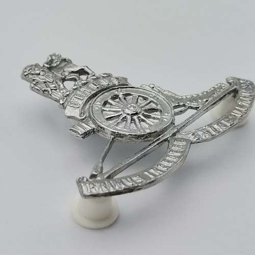 SA Field Artillery chromed cap badge