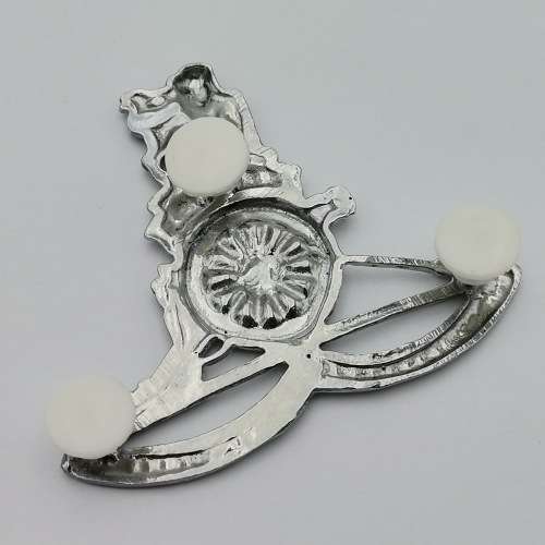 SA Field Artillery chromed cap badge