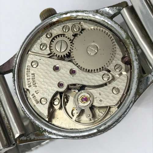 Vintage Bentley manual wind mens watch - working