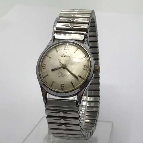 Vintage Bentley manual wind mens watch - working