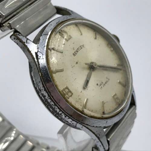 Vintage Bentley manual wind mens watch - working