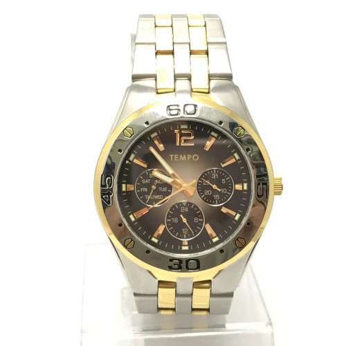 Tempo Quartz mens watch - working