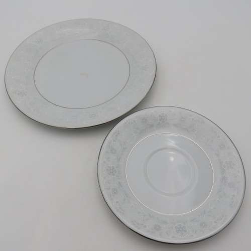 Crown Ming Fine China porcelain trio
