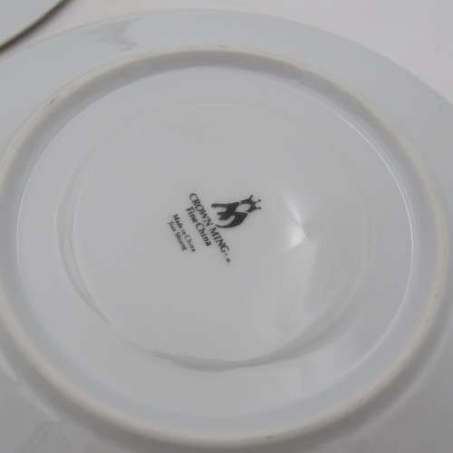 Crown Ming Fine China porcelain trio