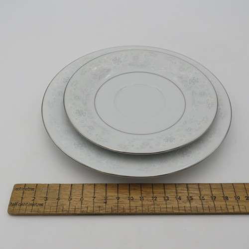 Crown Ming Fine China porcelain trio