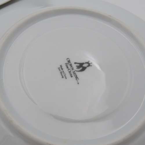 Crown Ming Fine China porcelain trio