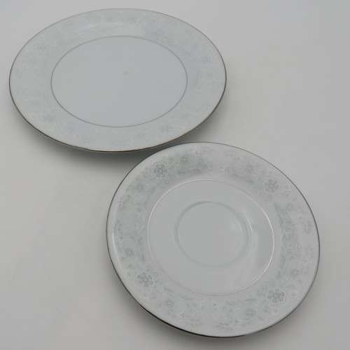 Crown Ming Fine China porcelain trio