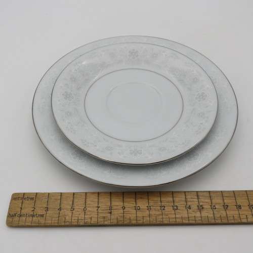 Crown Ming Fine China porcelain trio