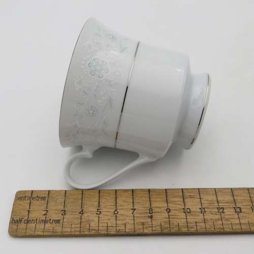 Crown Ming Fine China porcelain trio