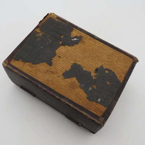 Antique jewellery case with pocketwatch holder - No lock