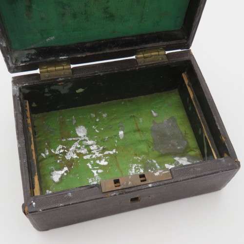 Antique jewellery case with pocketwatch holder - No lock