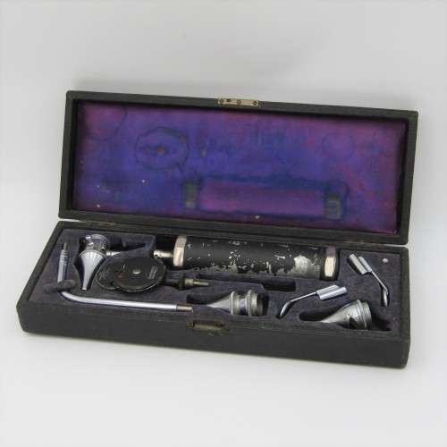 Vintage Gowlland Otoscope set