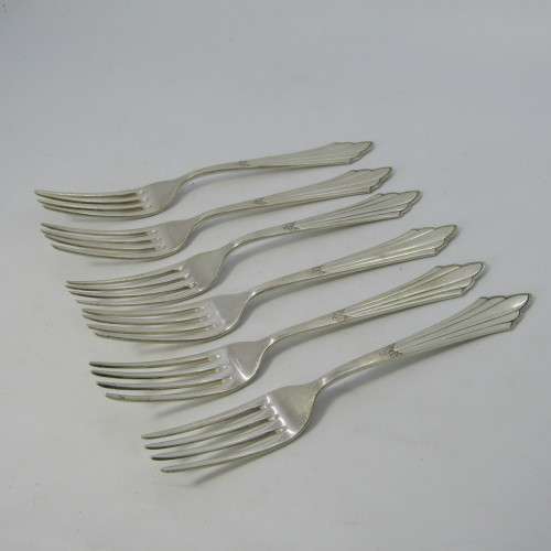 24 Piece WMF vintage cutlery set - 6 forks, 6 smaller forks, 6 knives and 6 smaller knives