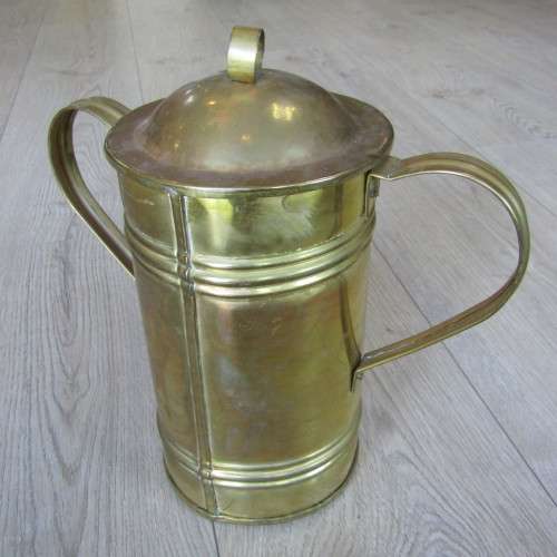 Vintage brass urn with burner stand - 45cm