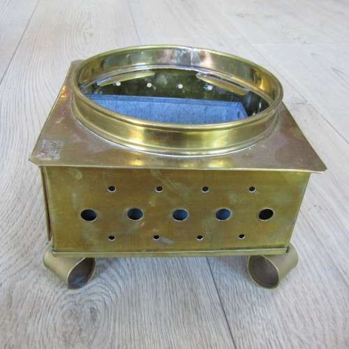 Vintage brass urn with burner stand - 45cm