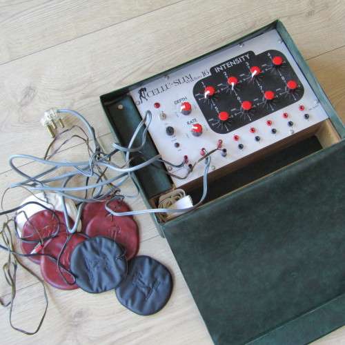 Vintage Cellu-Slim Synchro 16 Slimming machine in case - not tested